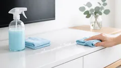 The fabric softener spray trick that helps stop dust sticking to shelves
