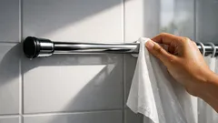 The tension rod trick that stops slipping in showers and closets