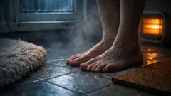 How to warm up a chilly dressing area fast without renovating