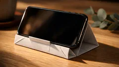 Make a sturdy phone stand in 30 seconds with one sheet of paper