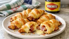 Mini Savory Croissant Bites With Speck and Melty Cheese (Using Puff Pastry)
