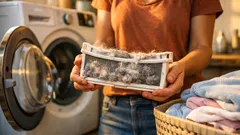 Why your clothes come out with lint and hair after washing, and the 60-second fix