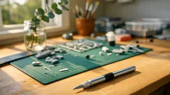 The 60-second zip tie hack that stops your craft knife from rolling off the desk