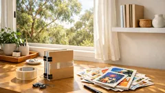 How to bind New Year cards into a neat mini book