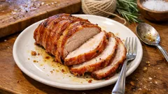 Juicy Air Fryer Pork Roast Wrapped in Pancetta (Italian-Style Arrosto)