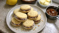 Melt-in-Your-Mouth Alfajores with Homemade Dulce de Leche