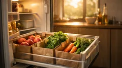 The 5-minute paper bag hack that instantly organizes your crisper drawer