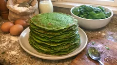 Quick Spinach Crespelle: tender Italian savory crepes you can fill any way you like