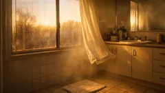 The easy bathroom window fix that keeps heat in on cold Aussie mornings