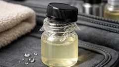 Stop travel bottles from leaking with this 1-minute cling film trick